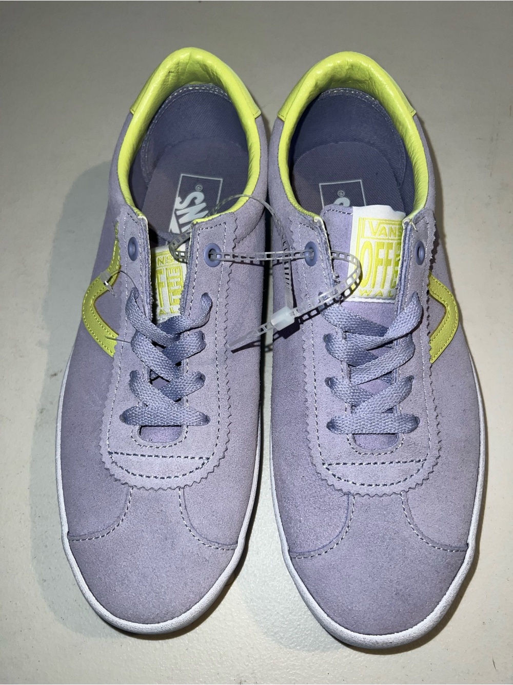 Vans Men's 7.5 Sport Low Suede Caramella Lavender Purple Green Wmns 9 NWOT